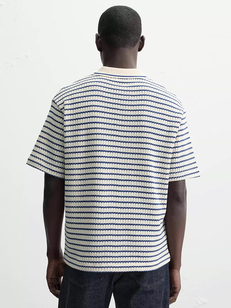 KLASSISCHES POLOSHIRT MIT STREIFEN