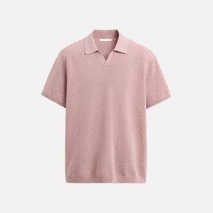 OPEN COLLAR POLO – CLEAN & CHIC