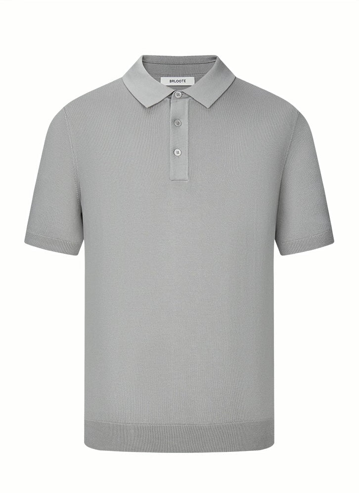 POLOSHIRT MIT KNOPFLEISTE