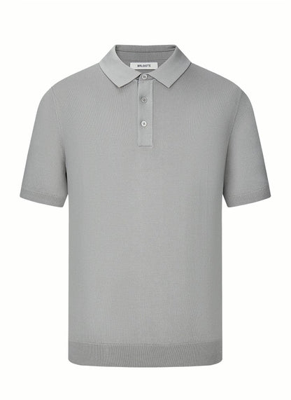 POLOSHIRT MIT KNOPFLEISTE