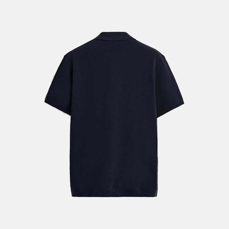 OPEN COLLAR POLO – CLEAN & CHIC