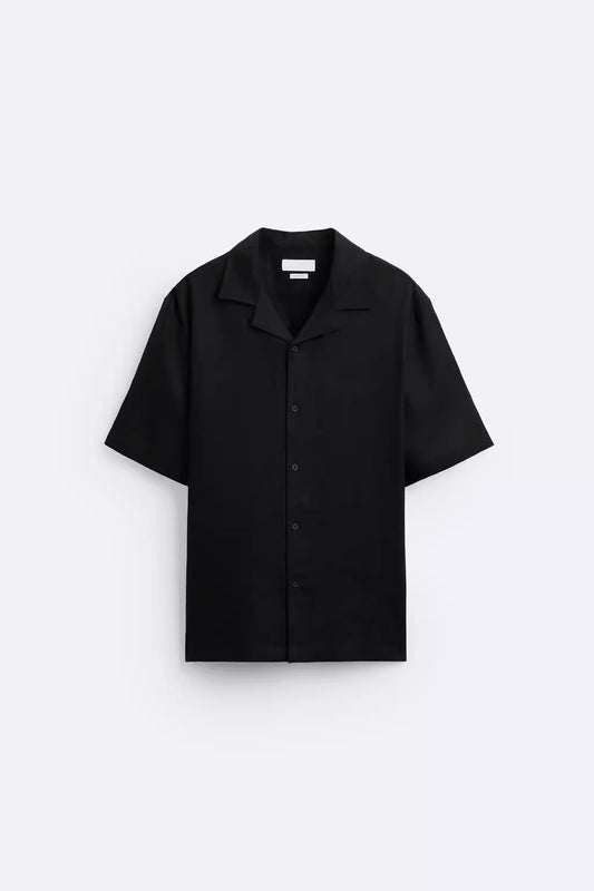 LEICHTES SOMMERHEMD IN UNIFARBE