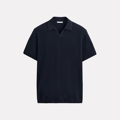 OPEN COLLAR POLO – CLEAN & CHIC