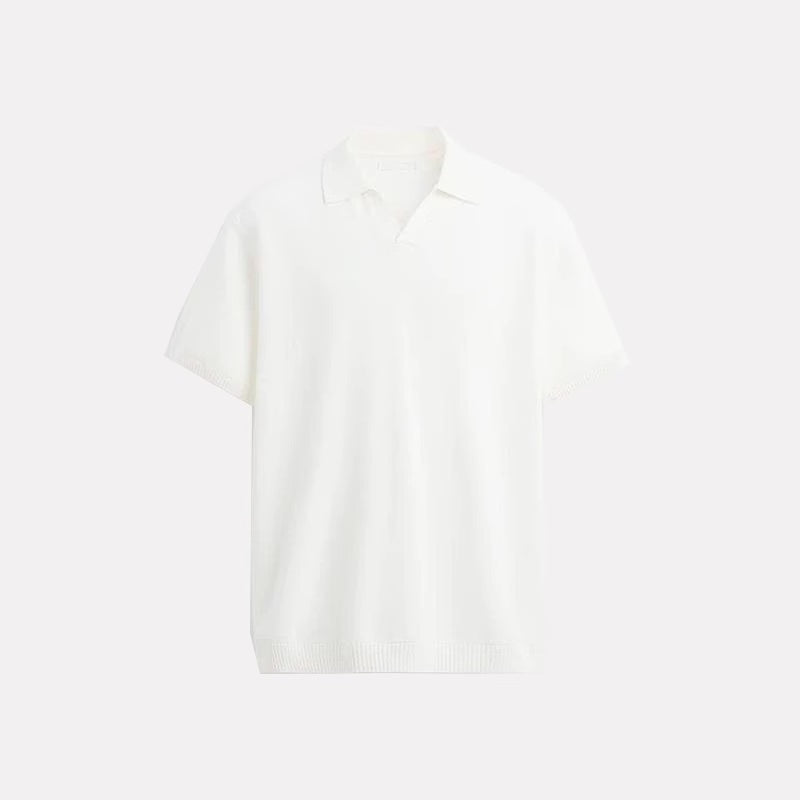 OPEN COLLAR POLO – CLEAN & CHIC
