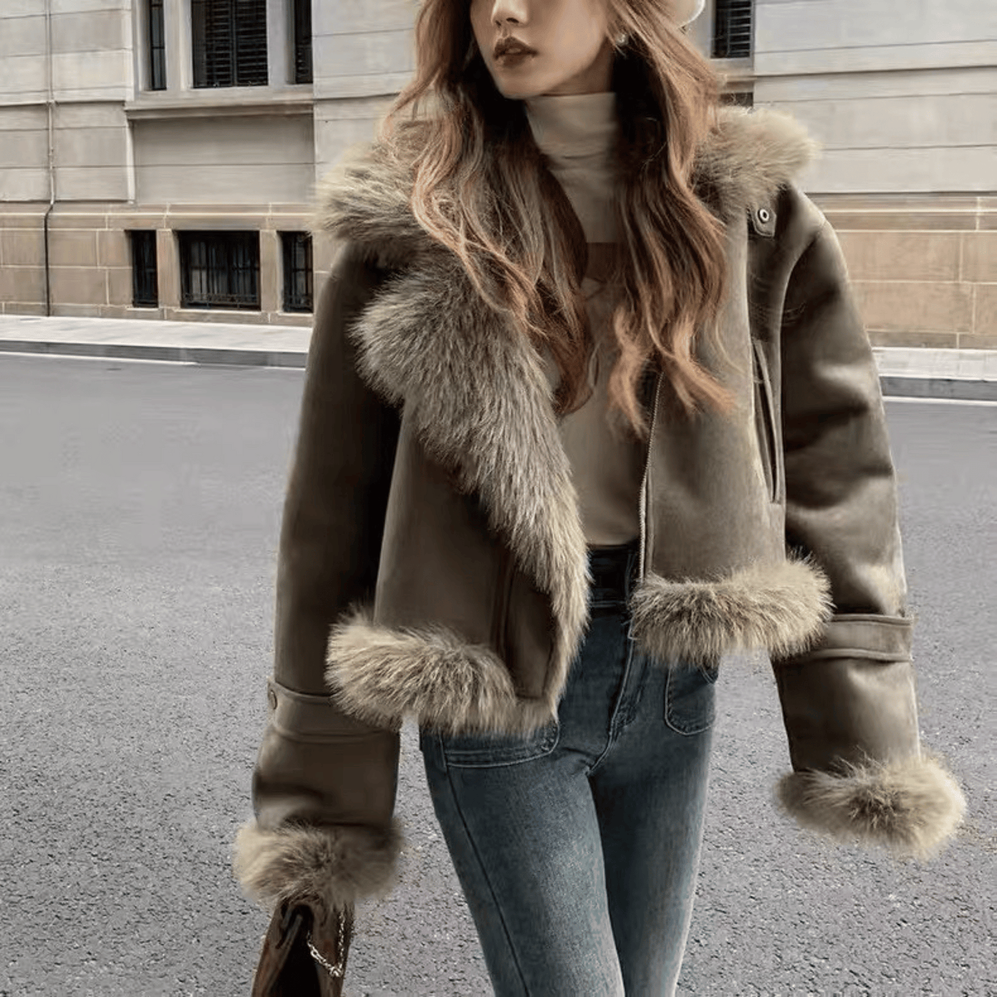 ELIYA JACKE MIT FELL