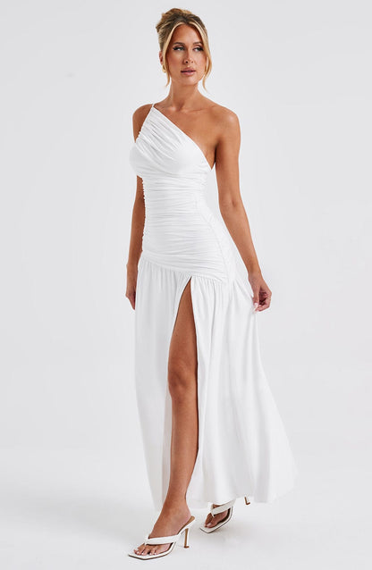 VANESSA ONE-SHOULDER MAXIKLEID