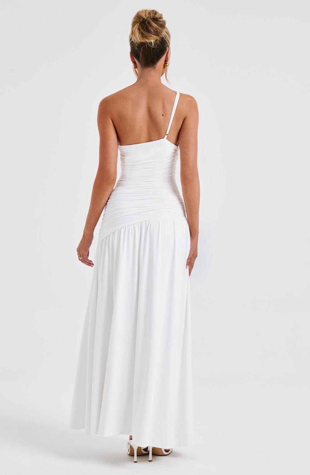 VANESSA ONE-SHOULDER MAXIKLEID